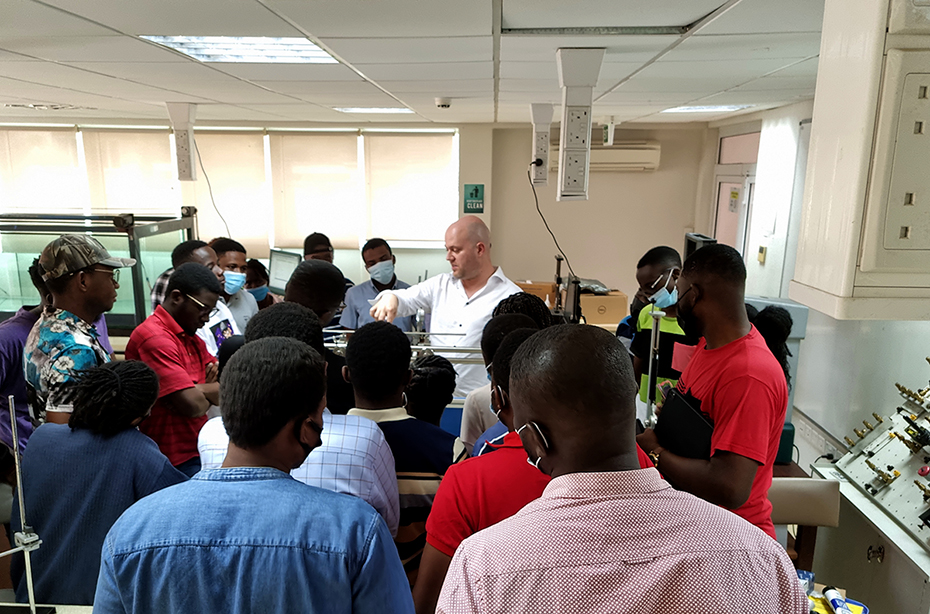 Dr. Raoul Hopf at Ashesi University